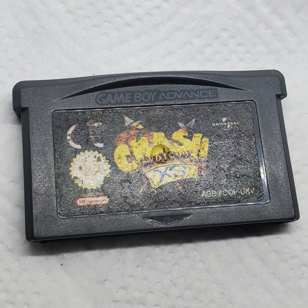 Crash Bandicoot XS Game - Nintendo Game Boy Advance - Cartridge ONLY